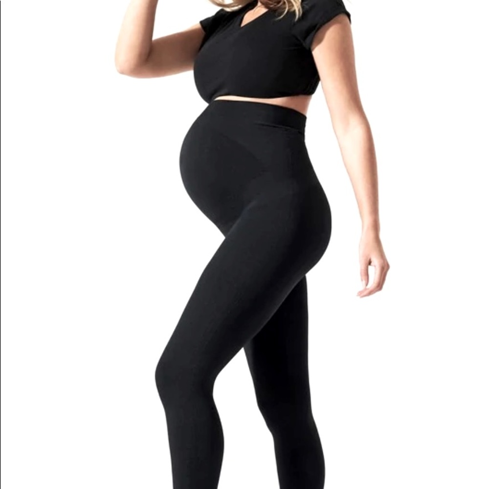 BLANQI black maternity support leggings!